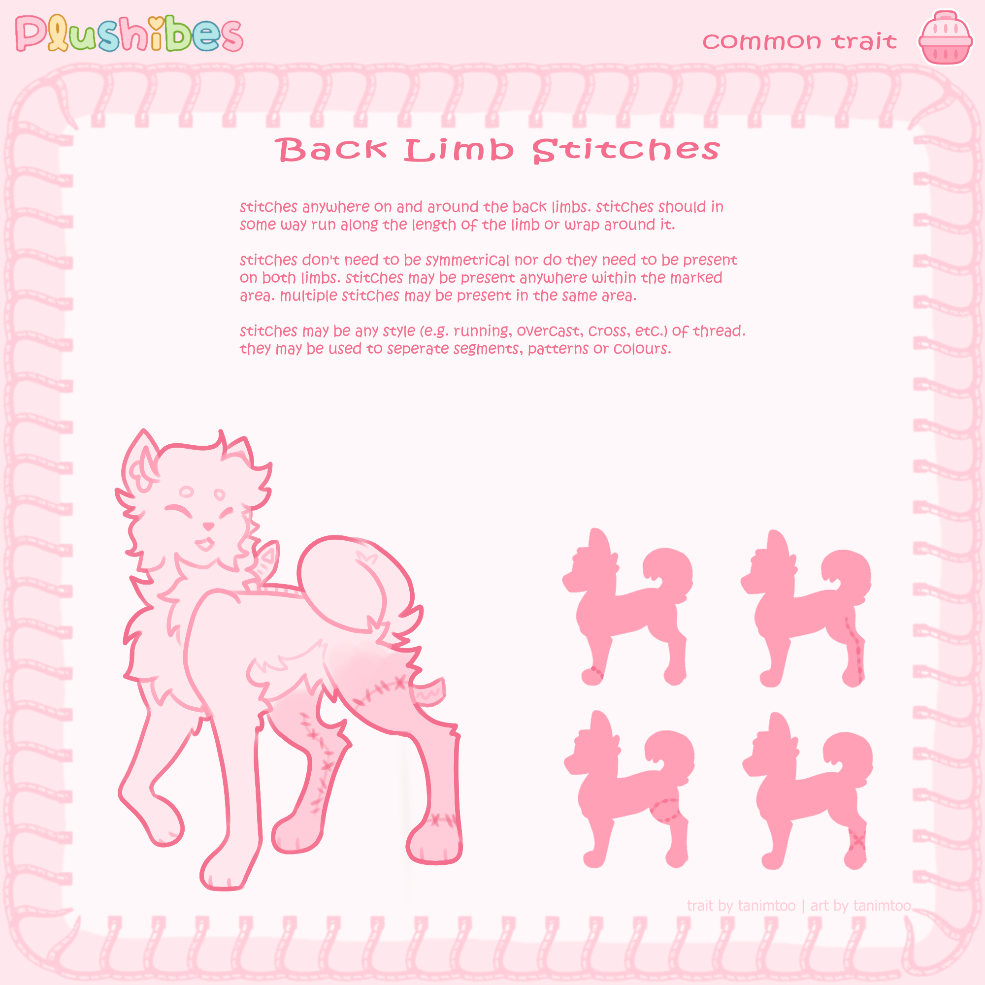 Back Limb Stitches