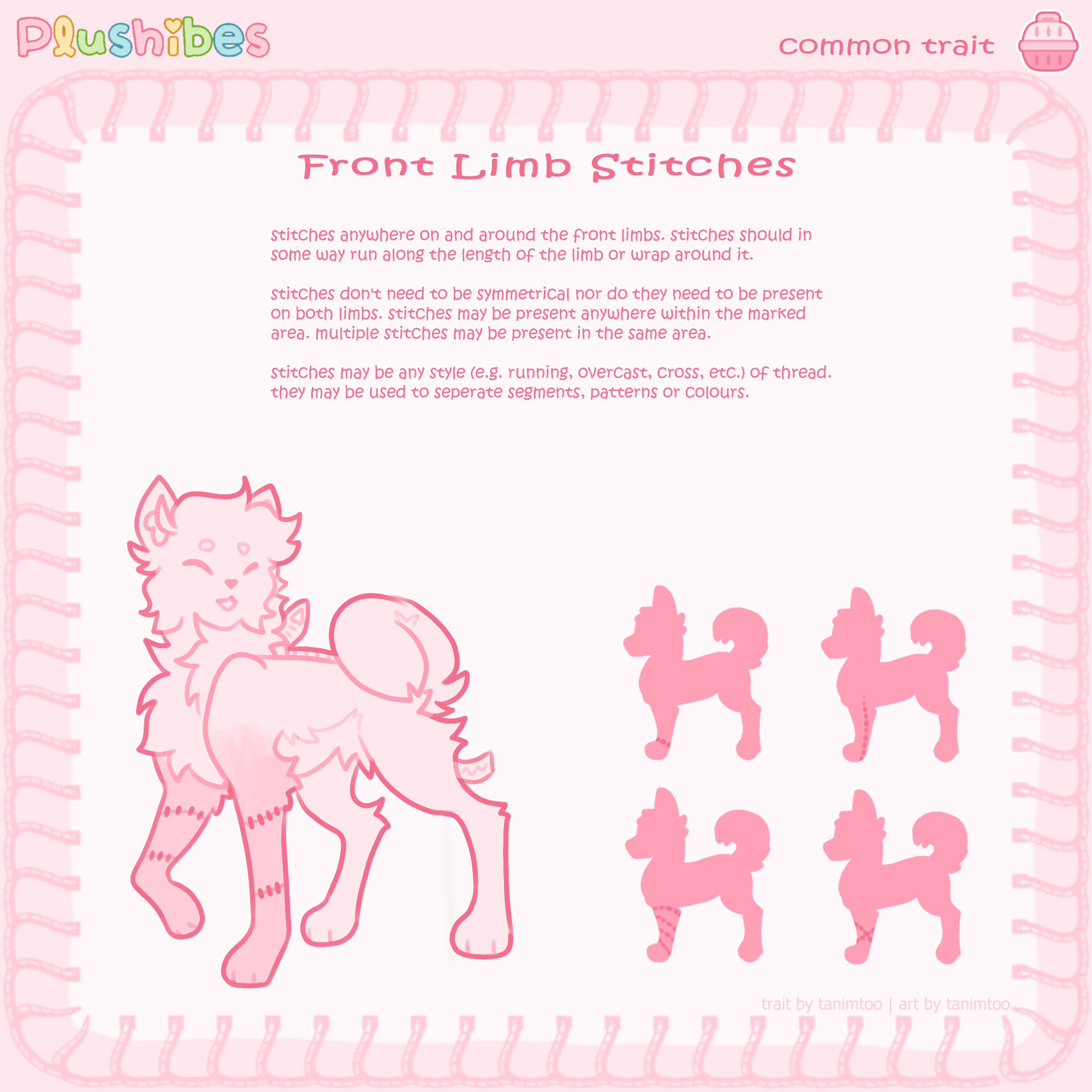 Front Limb Stitches