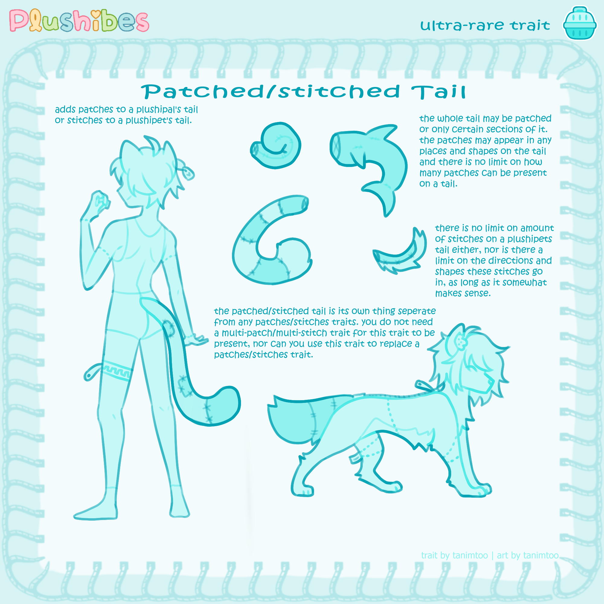 Patched/Stitched Tail